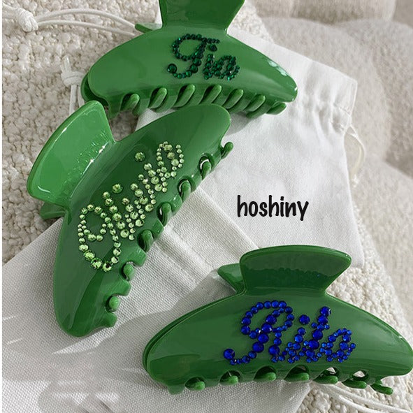 The Nameplate Customized Hair Claw