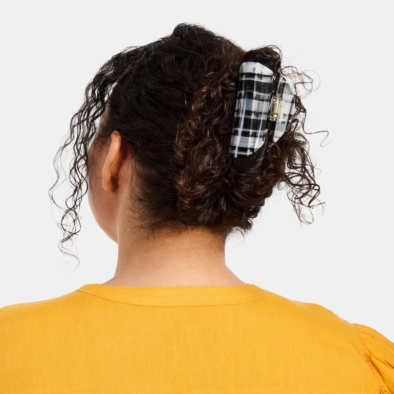 Red Plaidt Hair Claw