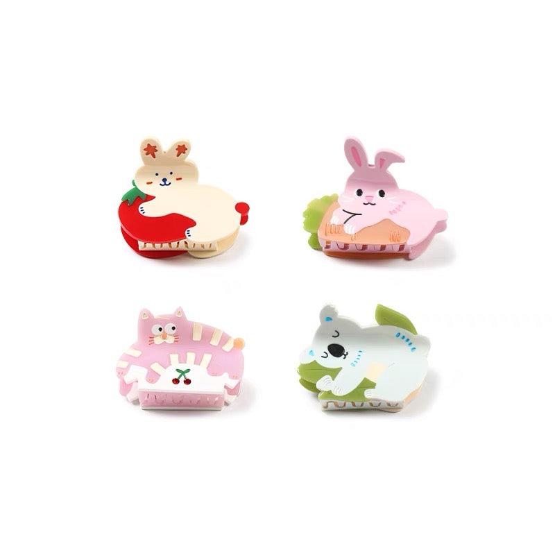 Cherry Cat Hair Hair Claw