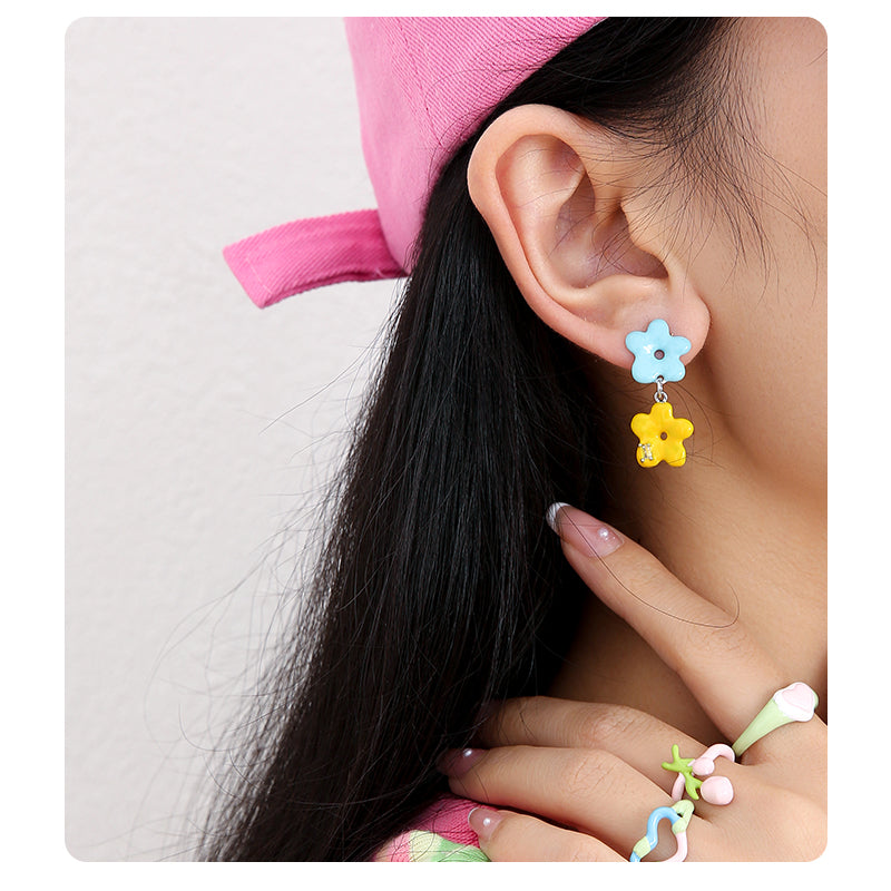 Sweet Flowers Y2K Earrings