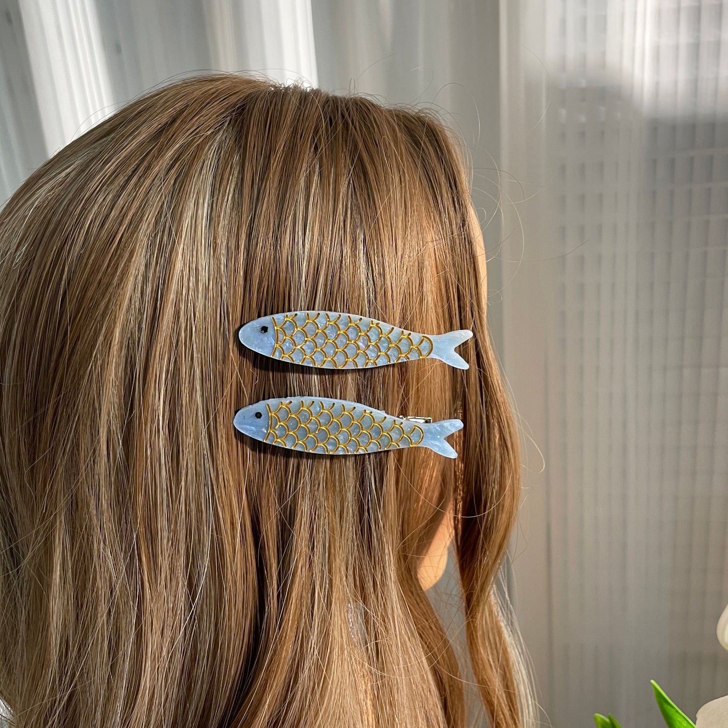 Sardine Fish Hair Clips Set