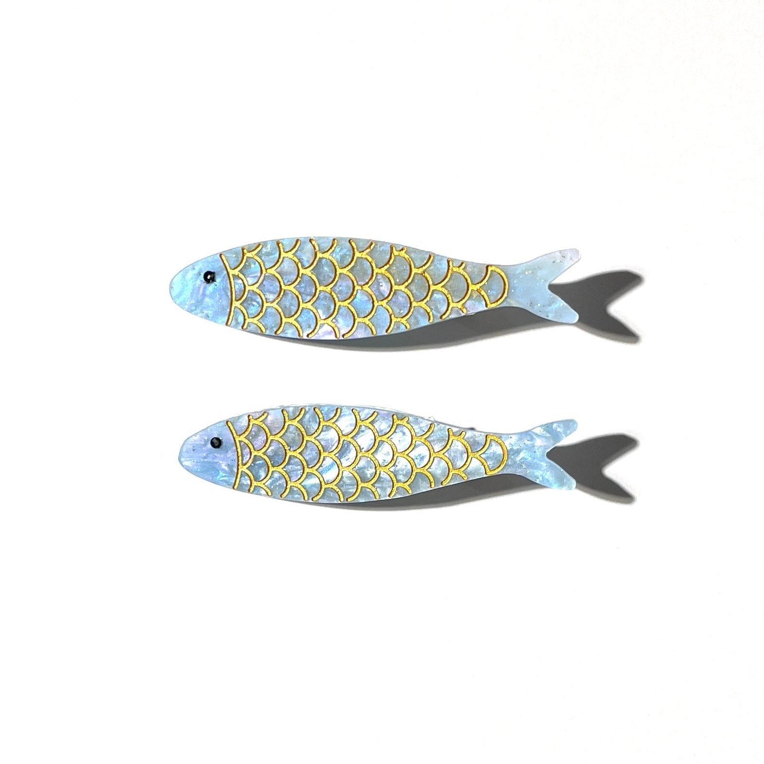 Sardine Fish Hair Clips Set