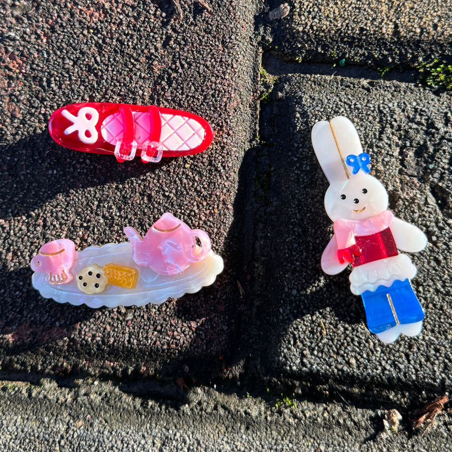 Rabbit In Skirt Hair Clip