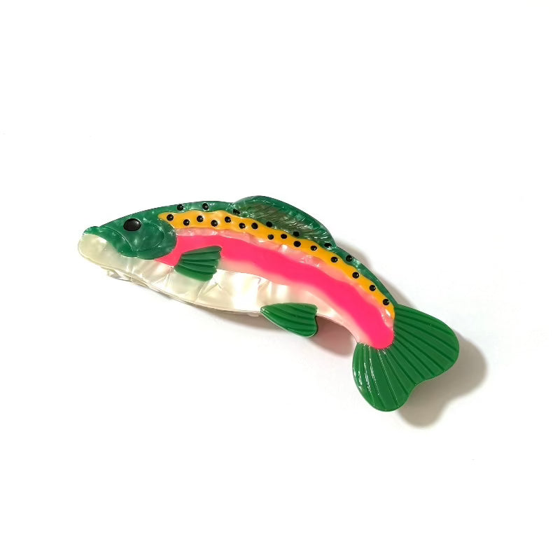 Rainbow Trout Fish Hair Claw – Hoshiny