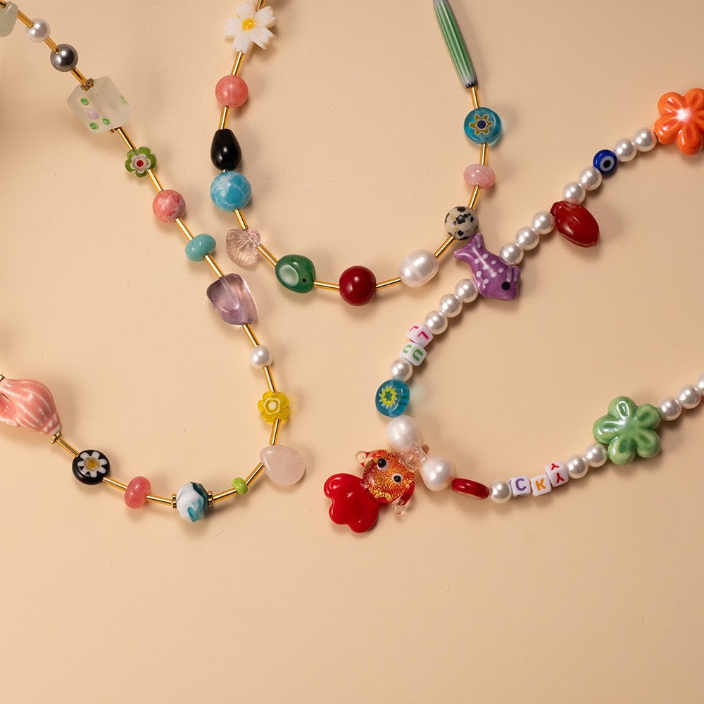 Bubbly Bead Necklace