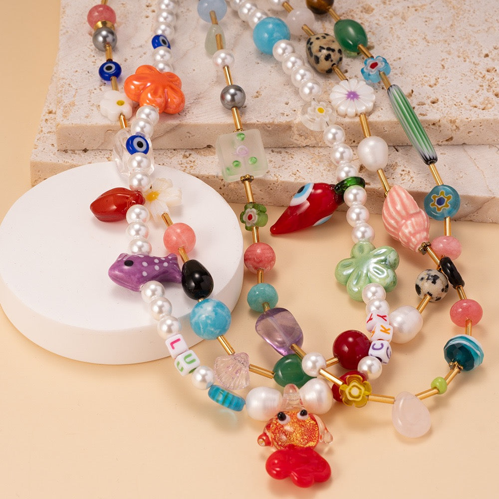 Bubbly Bead Necklace