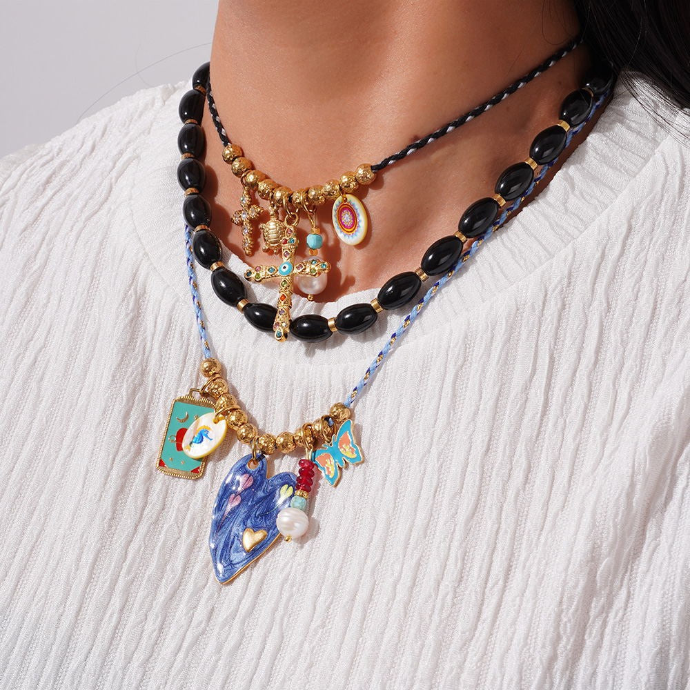 Cross Turtle Hip-Hop Necklace