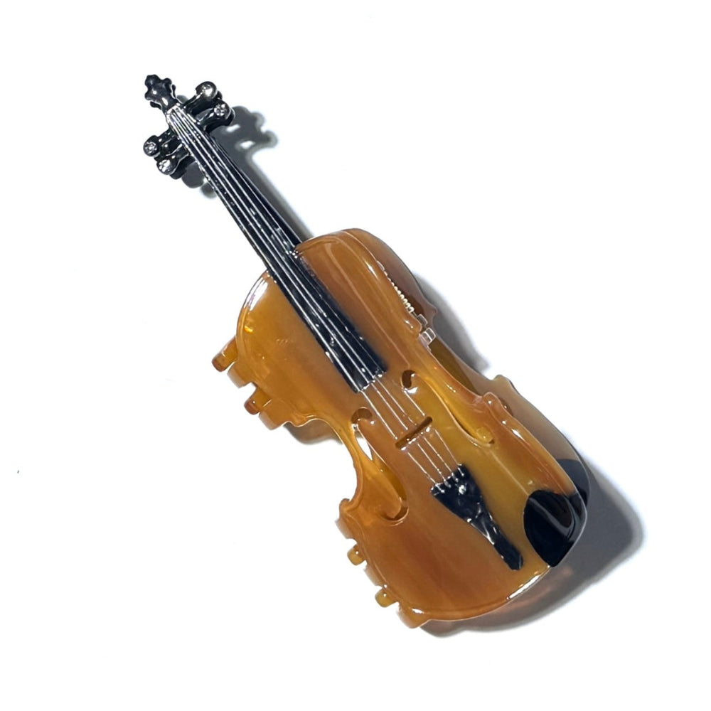 2 Barrettes Cheveux Créatives En Forme De Violon - Pour Femmes Et Filles, Neuf Avec étiquettes