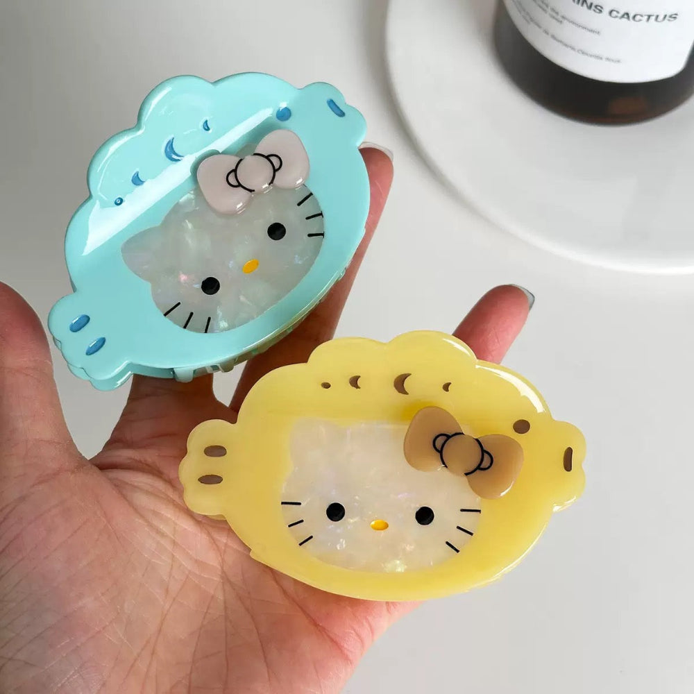 Cute Taiyaki Cat Hello Kitty Hair Claw