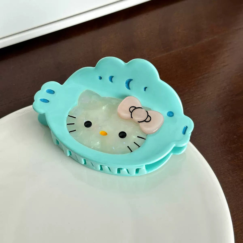 Cute Taiyaki Cat Hello Kitty Hair Claw