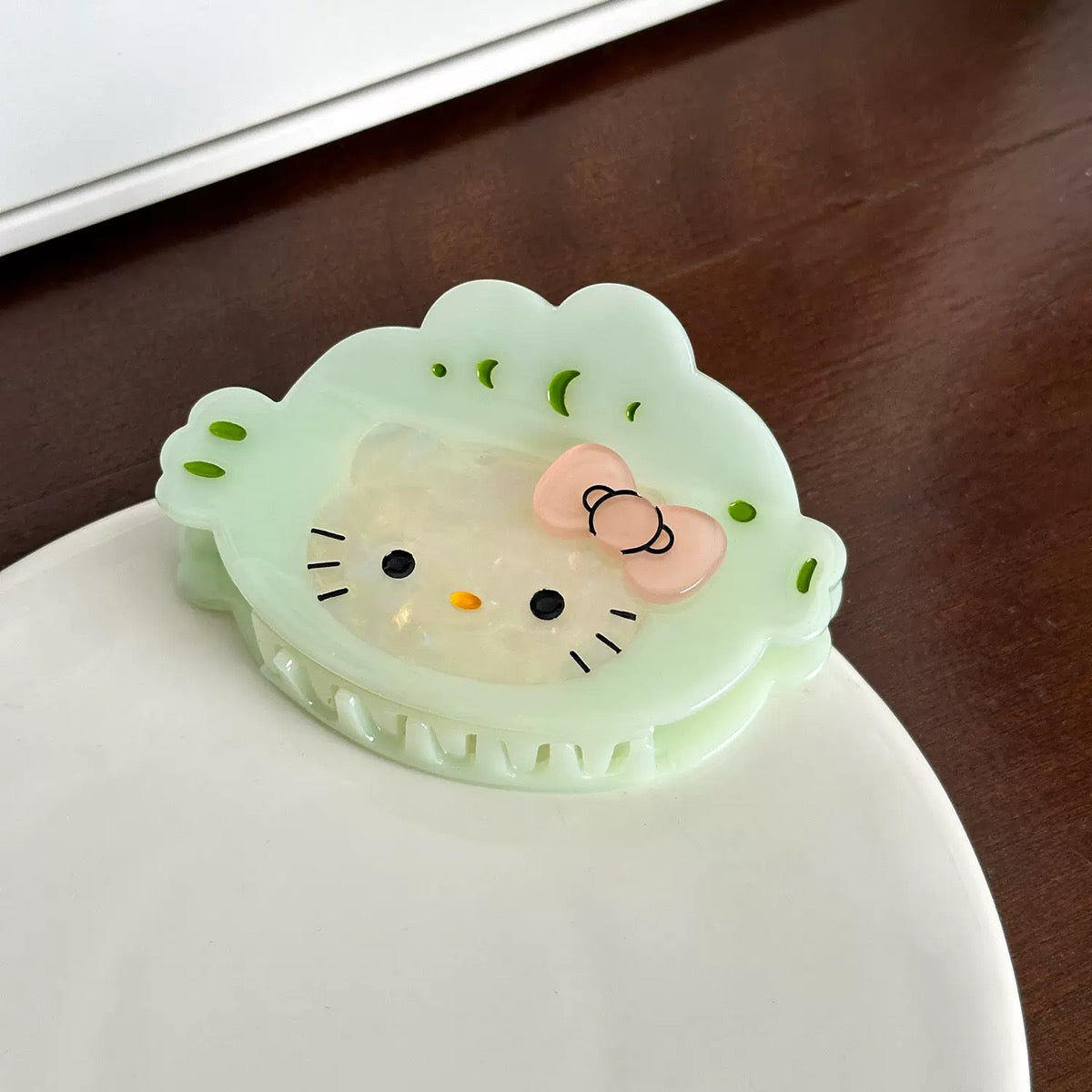 Cute Taiyaki Cat Hello Kitty Hair Claw