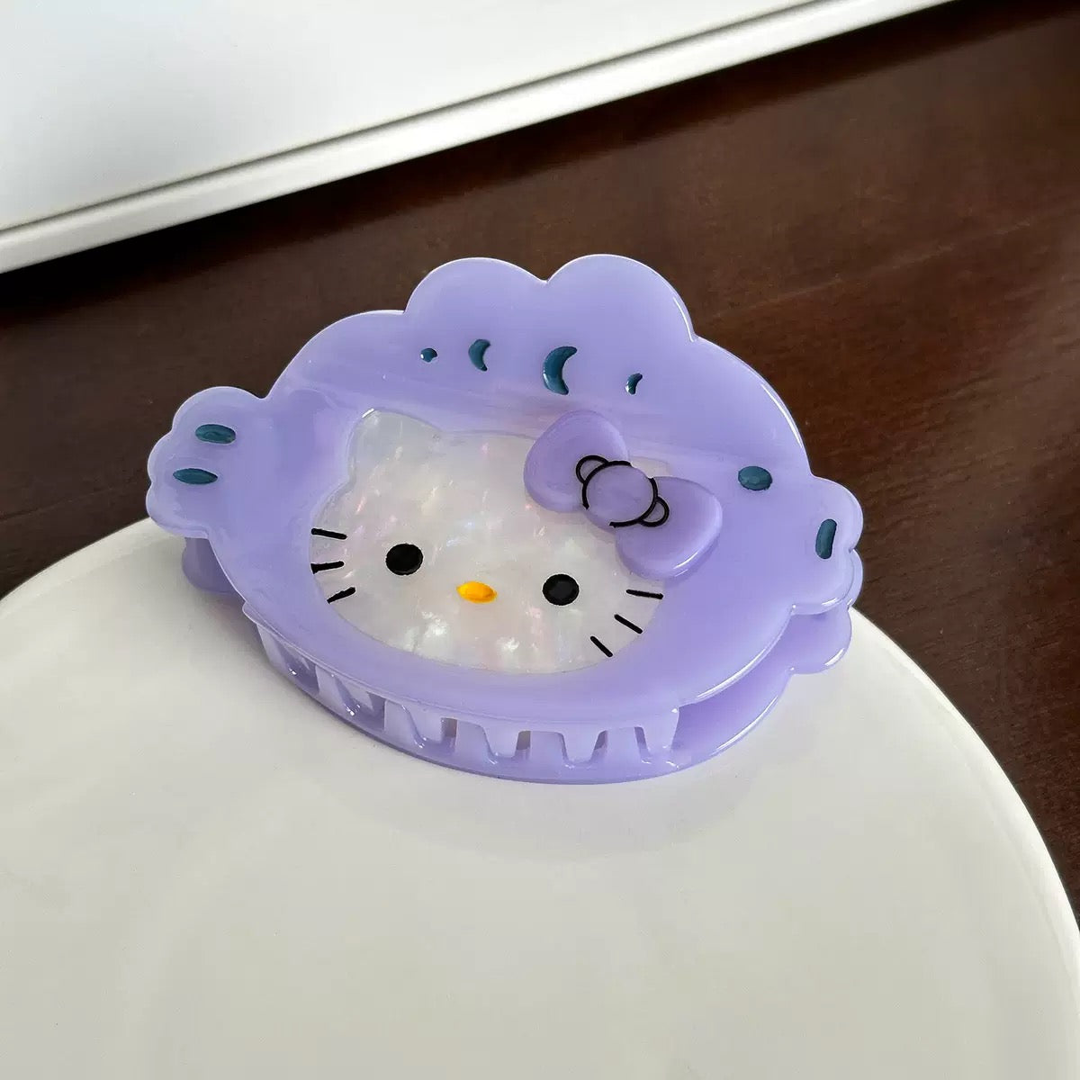 Cute Taiyaki Cat Hello Kitty Hair Claw