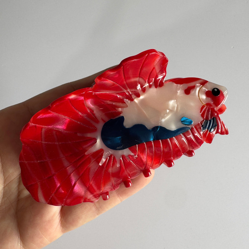 Red Betta Hair Claw