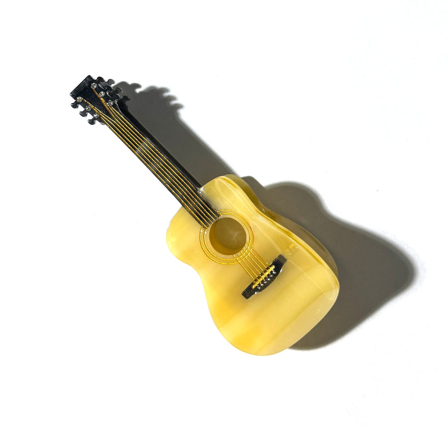 Classic Acoustic Guitar Hair Claw
