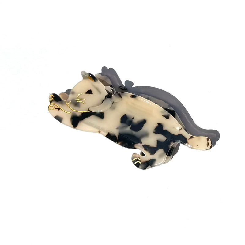 Sports Cat Hair Claw In Light Tortoiseshell
