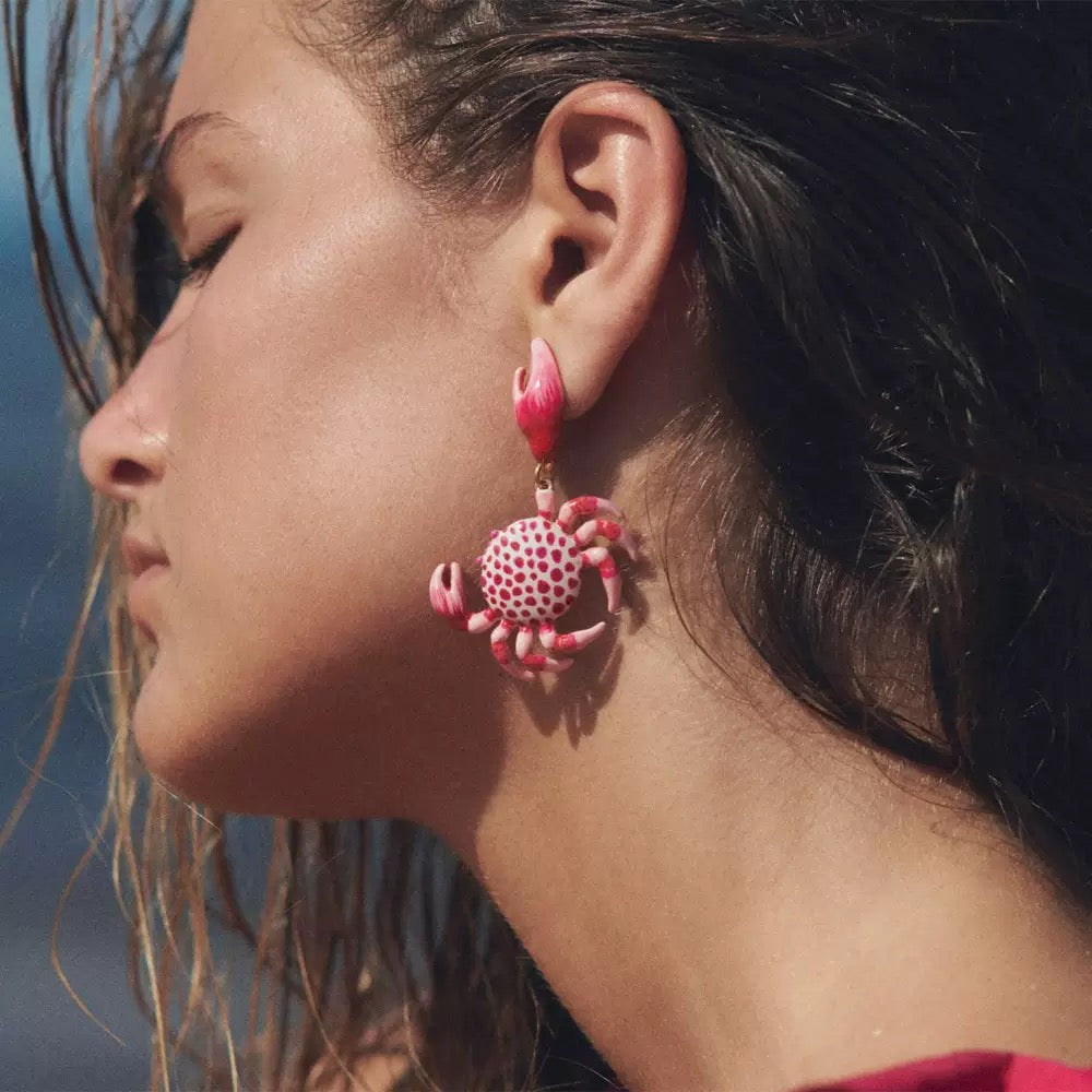Seaside Crab Earrings