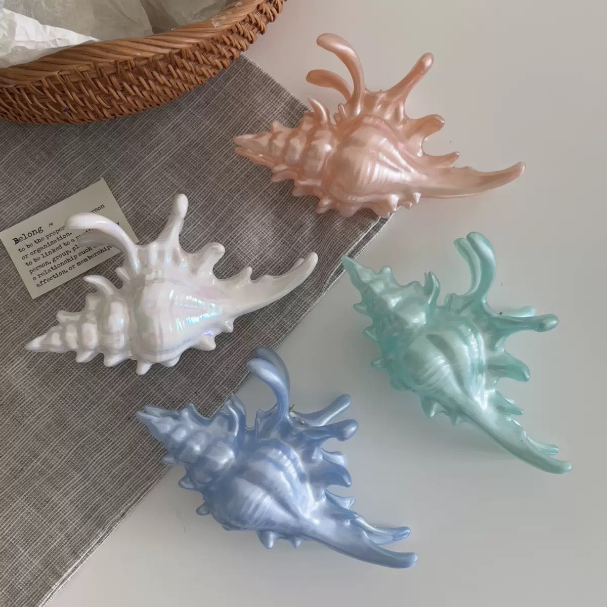 Shell Conch Hair Claw