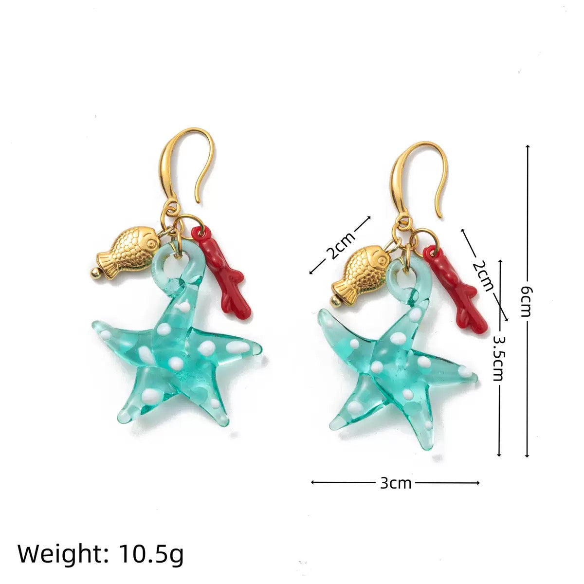 Starfish Earrings