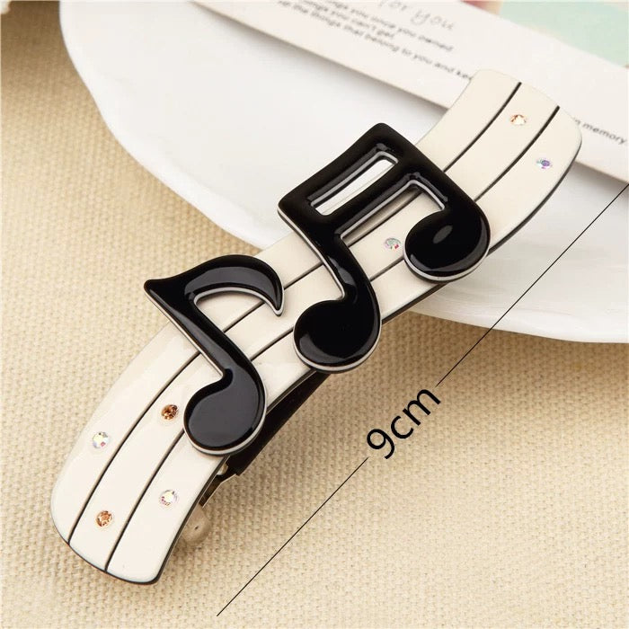 Musical Notation Hair Clip