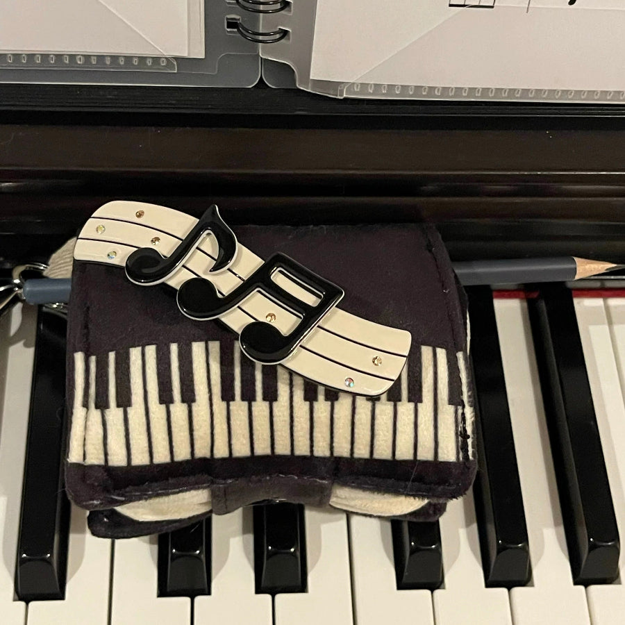 Musical Notation Hair Clip