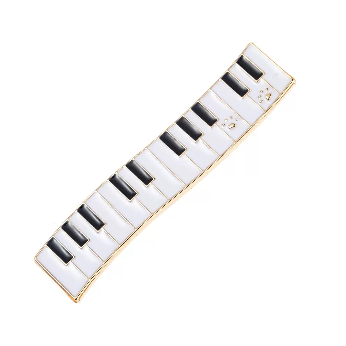 Piano Keys Hair Clip