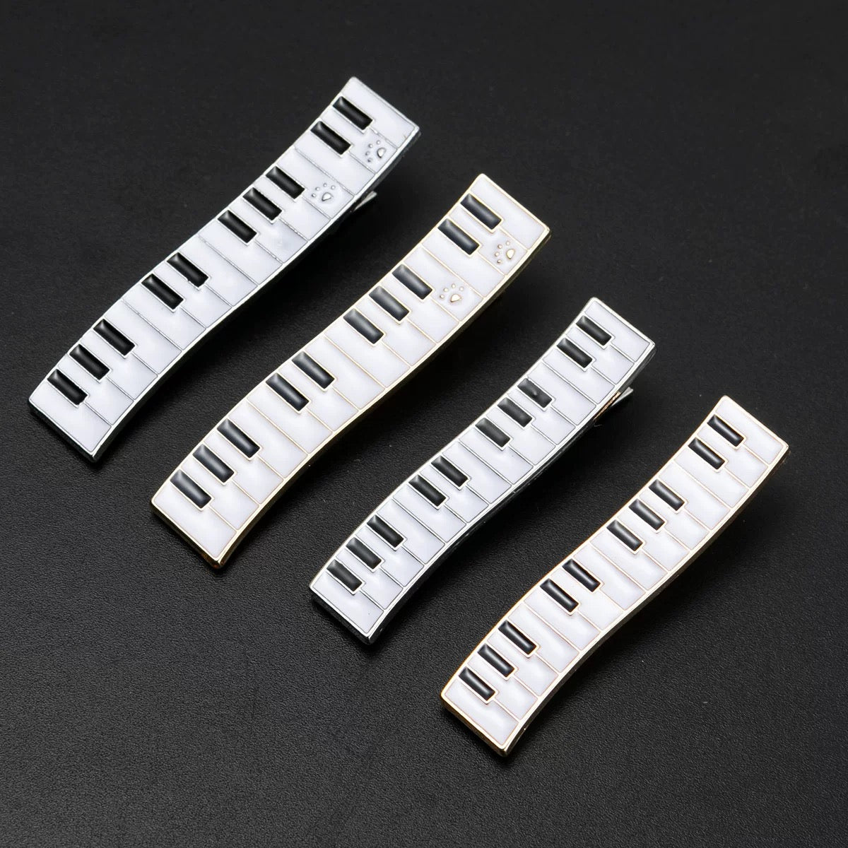 Piano Keys Hair Clip