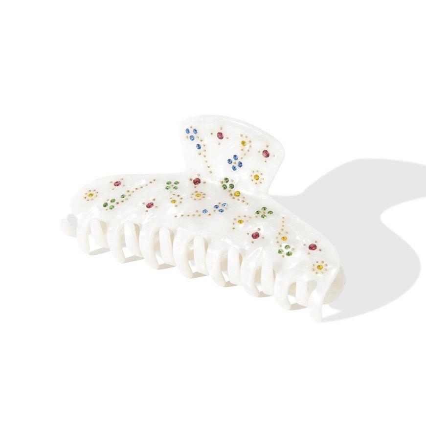 Paris Hair Claw In Cream