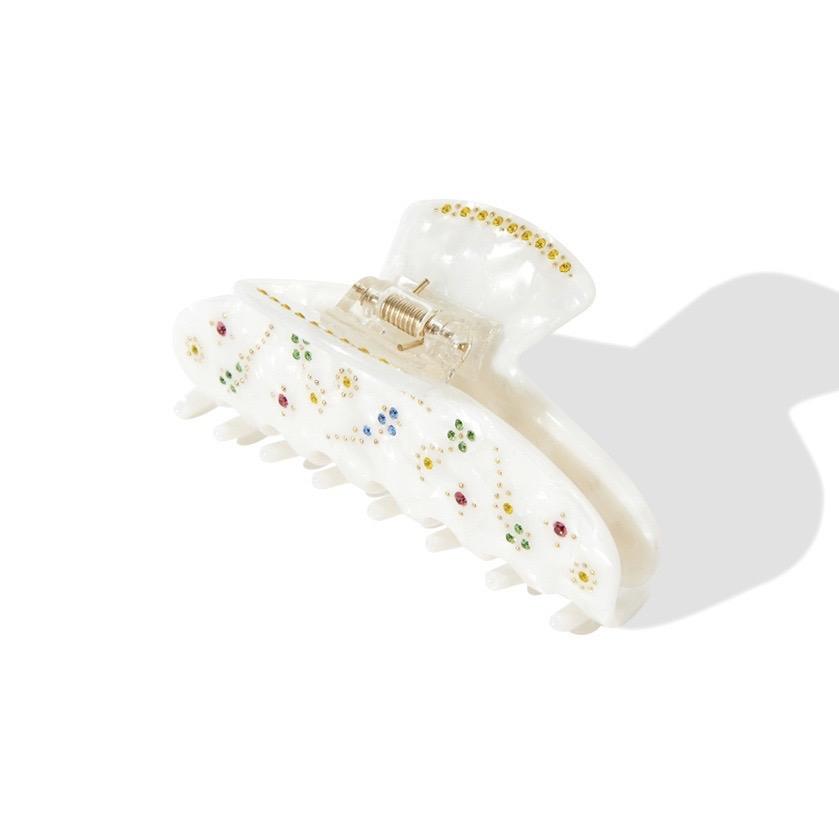 Paris Hair Claw In Cream