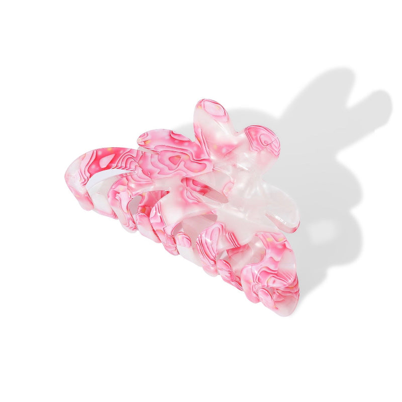 Groovy Flower Hair Claw in Hard Candy