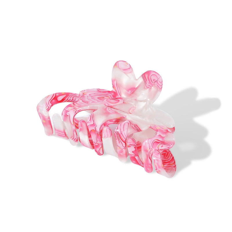 Groovy Flower Hair Claw in Hard Candy