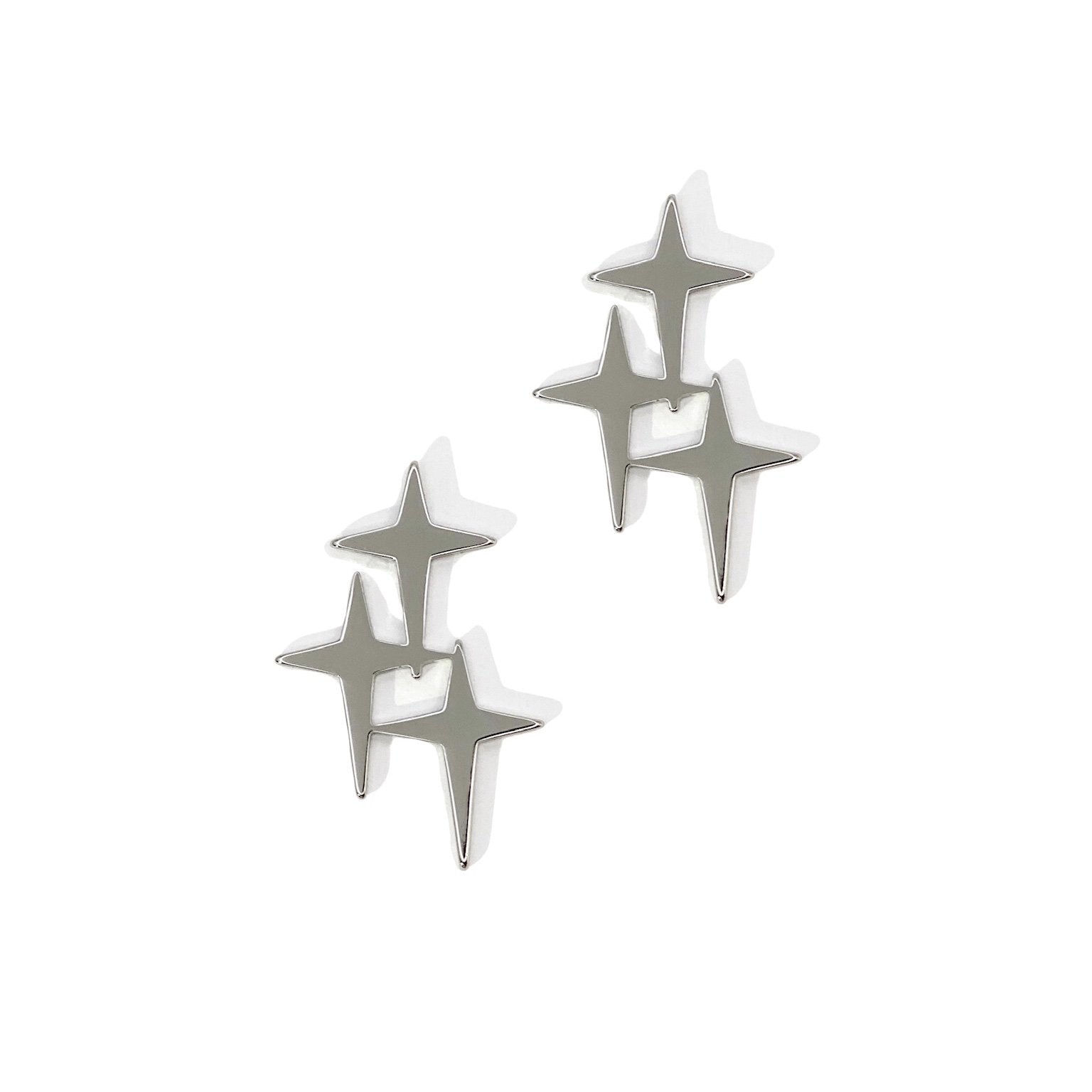 Feelin Like Glitter Earrings in Silver