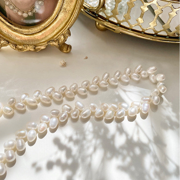 Handmade Ear of Wheat Pearl Necklaces