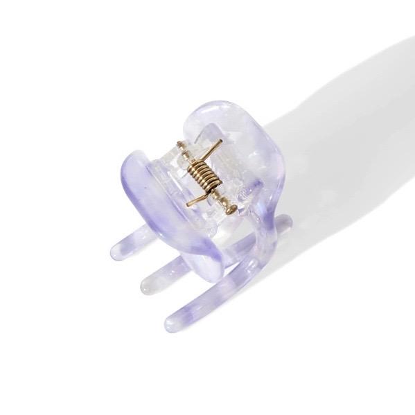 Mini Hair Claw In Lavender