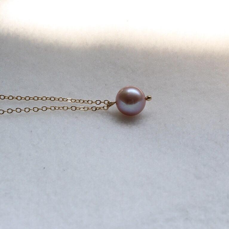 Natural Pink Pearl Necklace