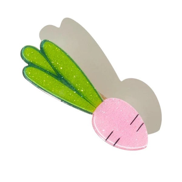 Pink Radish Hair Clip