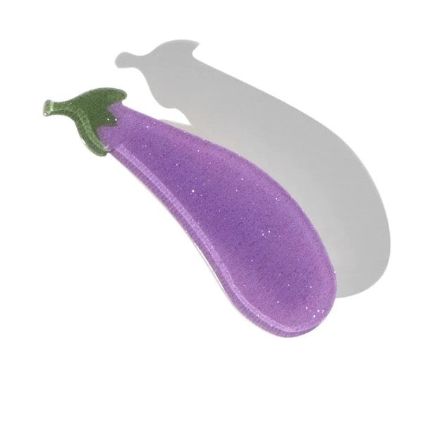 Eggplant Hair Clip