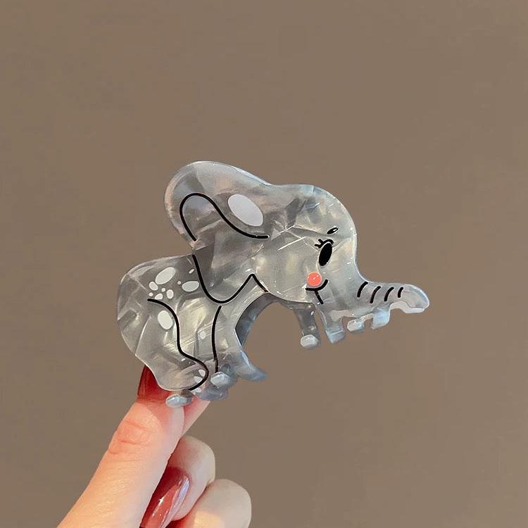 Cute Baby Elephant Hair Claw