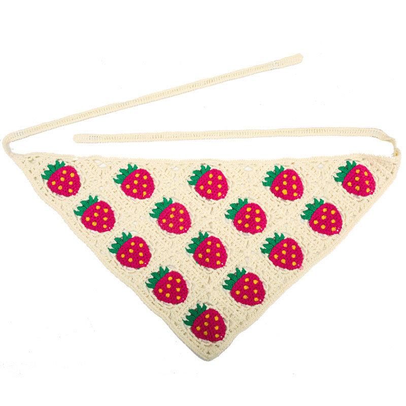 Strawberries Fruit Head Scarf