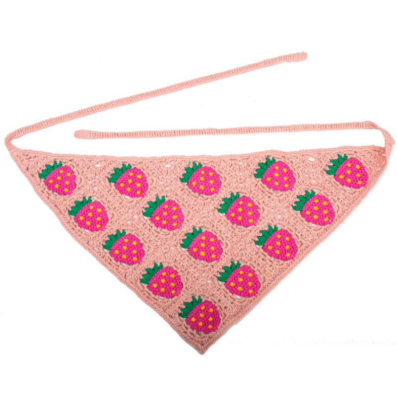 Strawberries Fruit Head Scarf