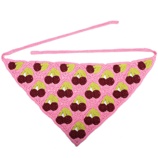 Cherry Fruit Head Scarf