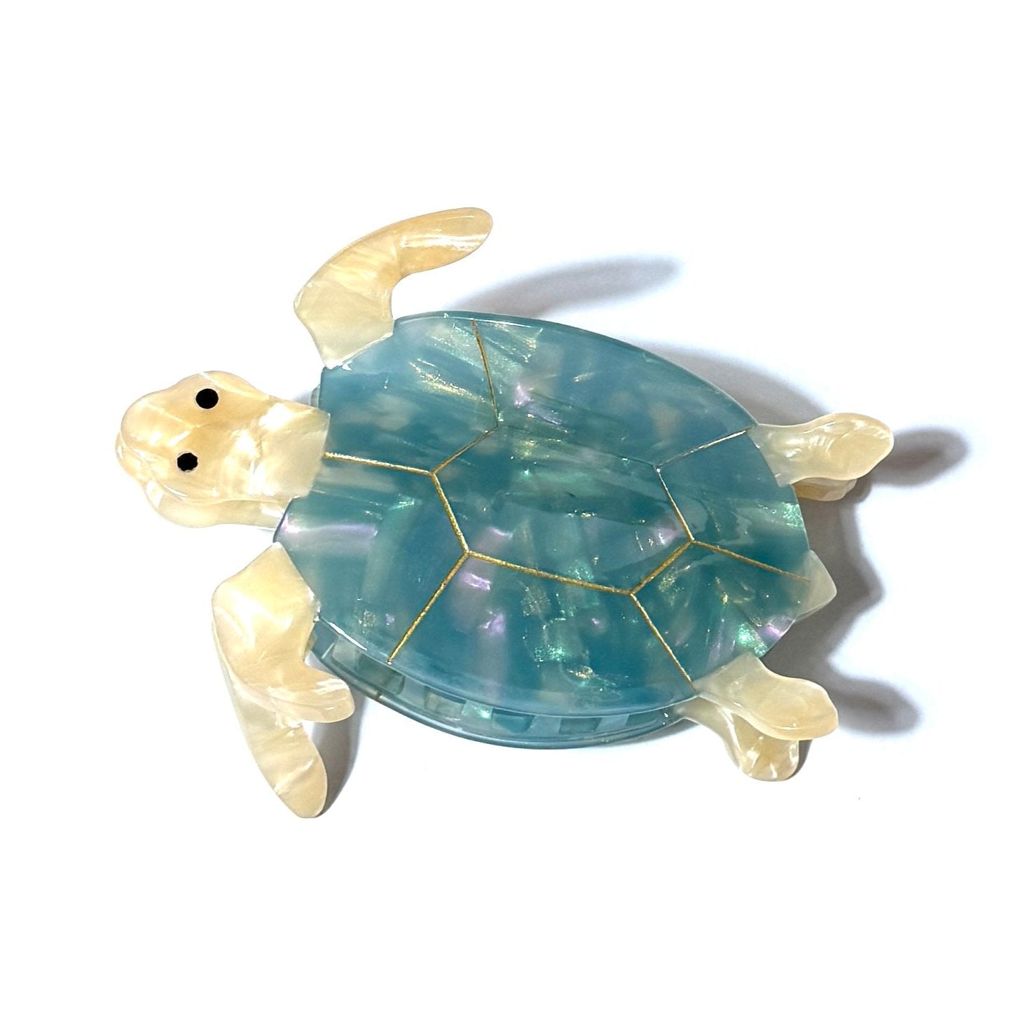 Flatback Sea Turtle Hair Claw Blue