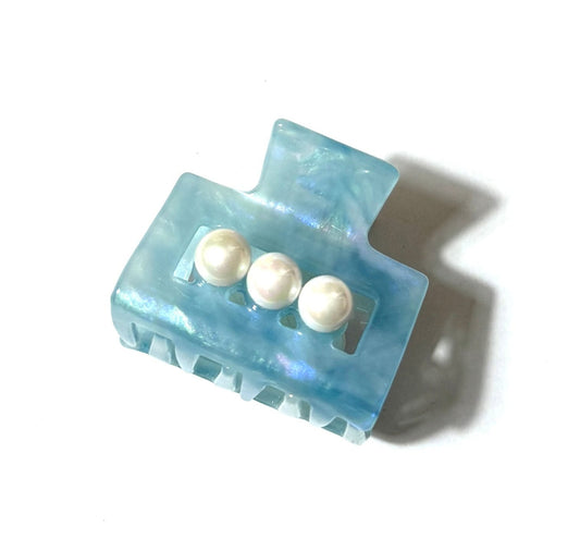 Pearl Sugar Cube Hair Claw