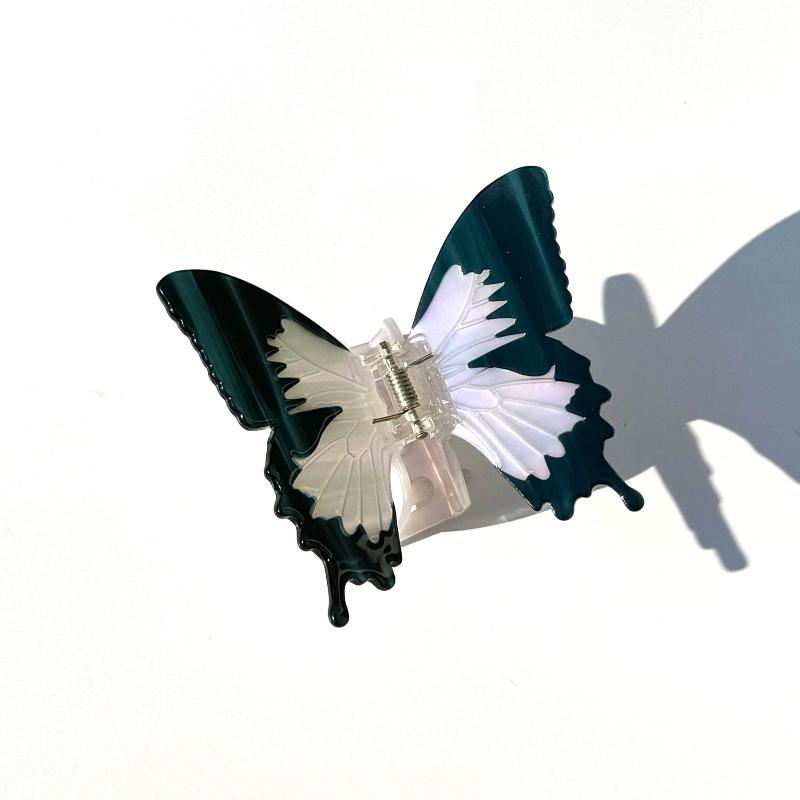 White Swallowtail Butterfly Hair Claw