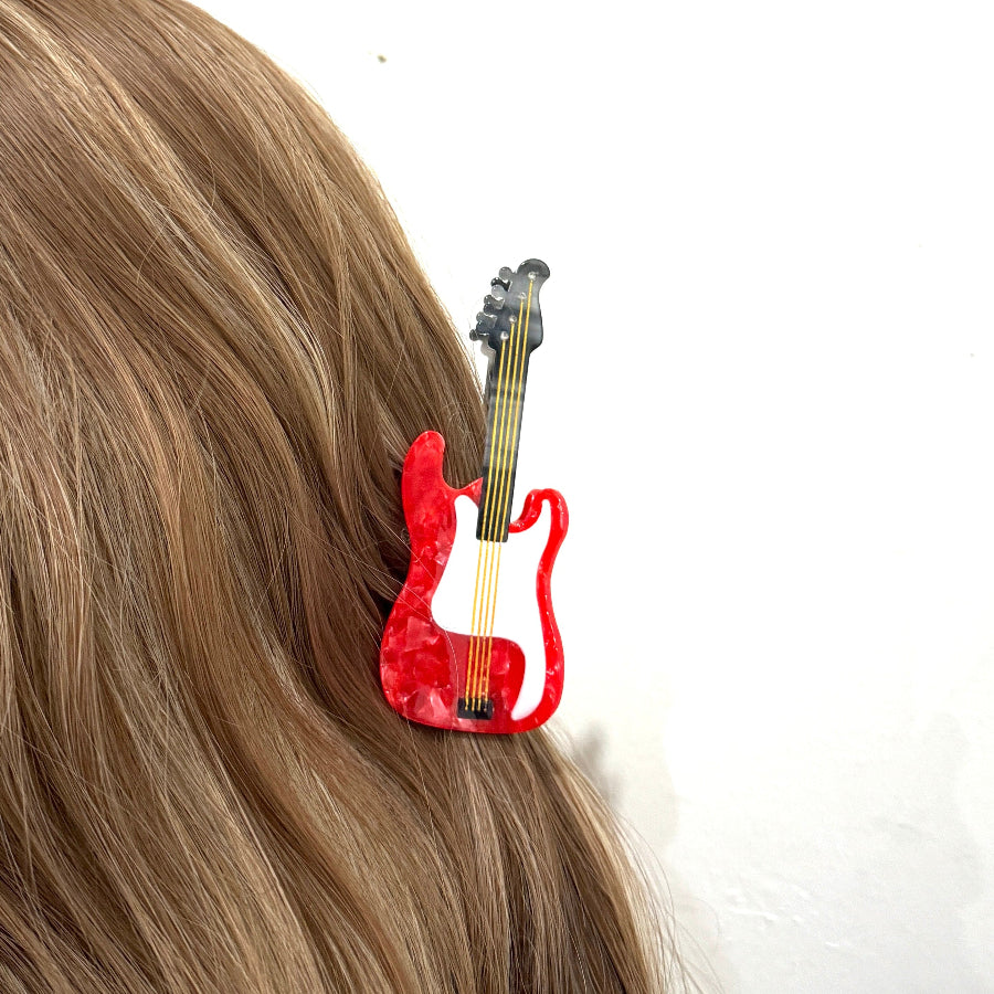 Bass Guitar Hair Claw