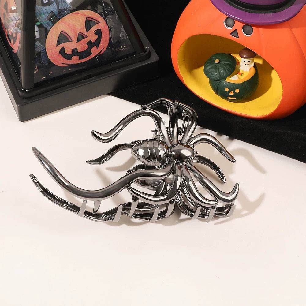 Halloween Spider Metal Hair Claw