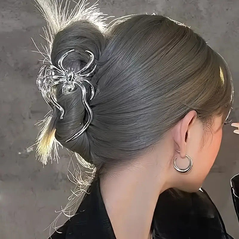 Halloween Spider Metal Hair Claw