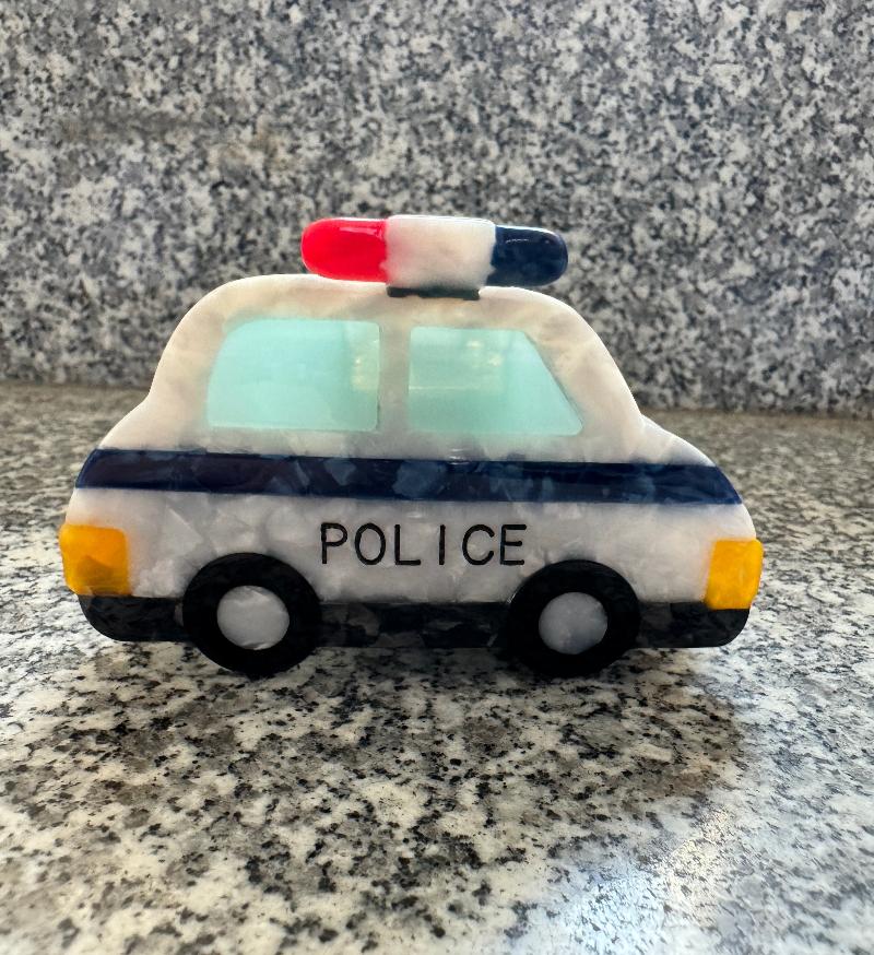 Police Car Hair Claw