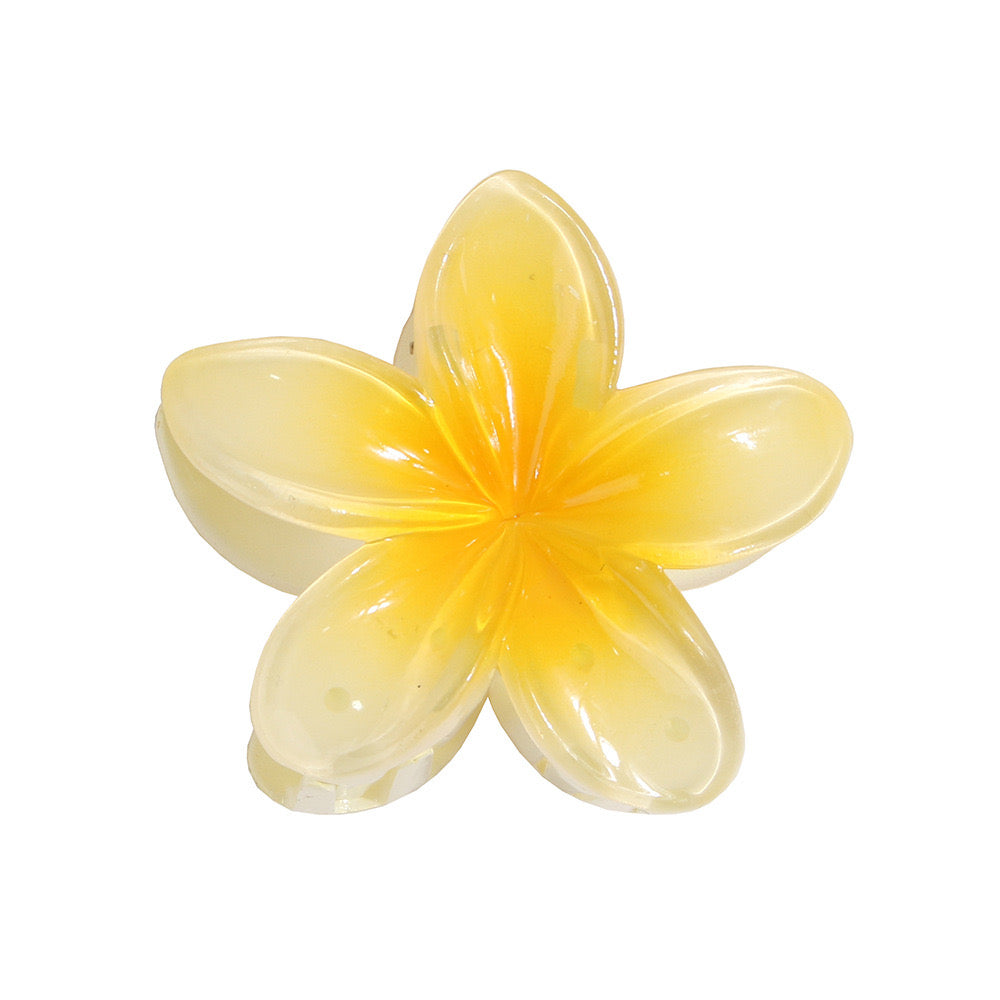 Plumeria Flowers Hair Claw