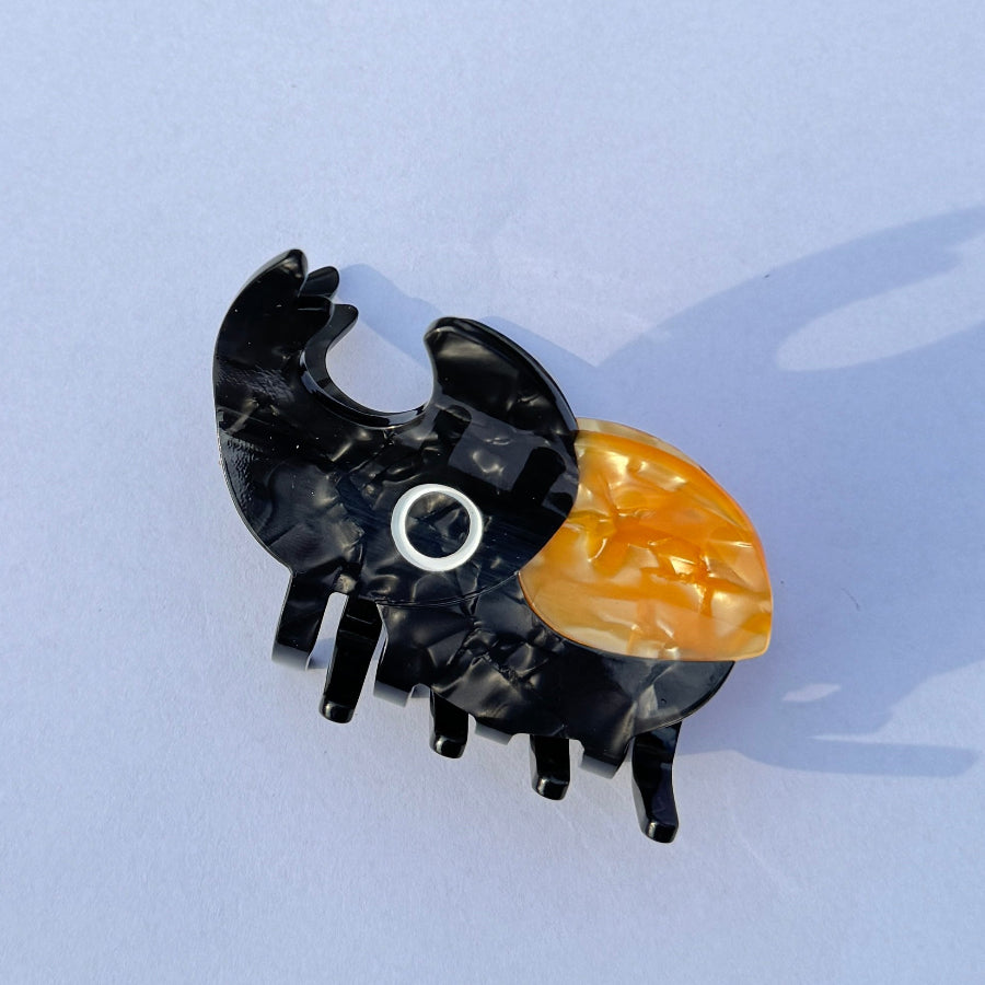 Yellow Beetle Hair Claw