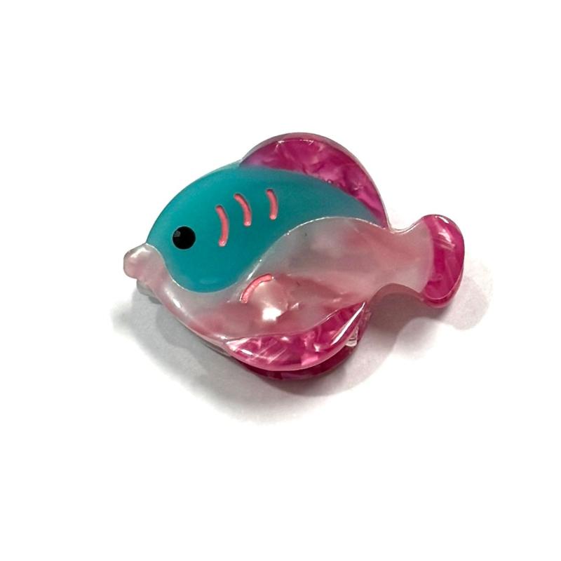 Tropical Fish Mini Hair Claw Set(6pcs)